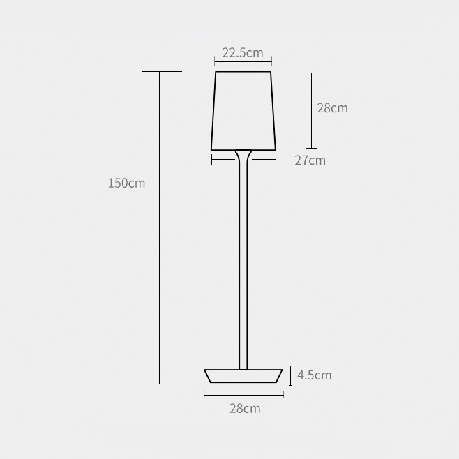 Adelmo Wooden Floor Lamp