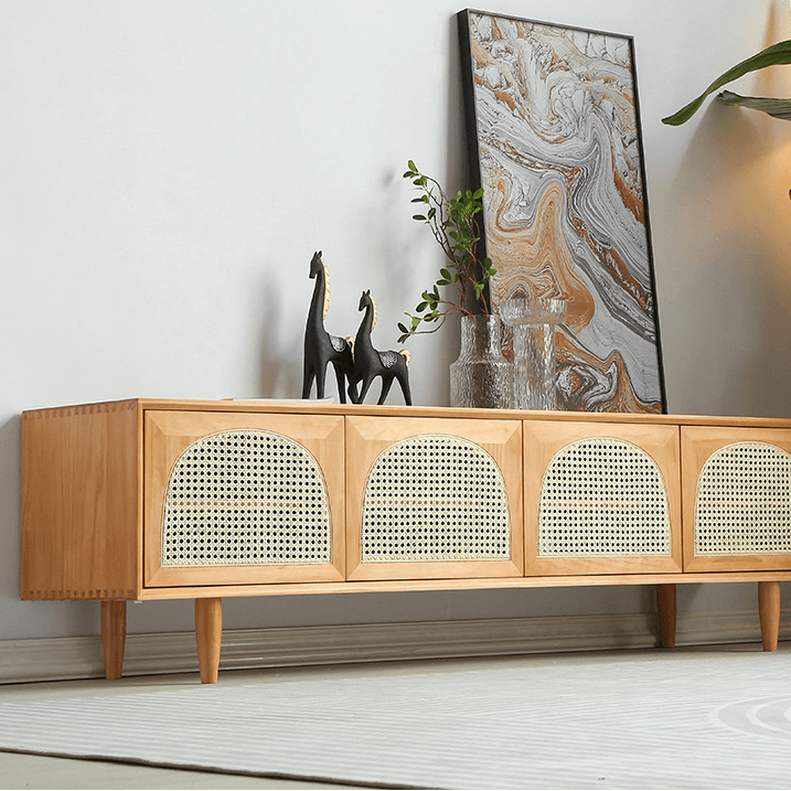 Ake Solid Wood TV Cabinet