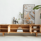 Ake Solid Wood TV Cabinet