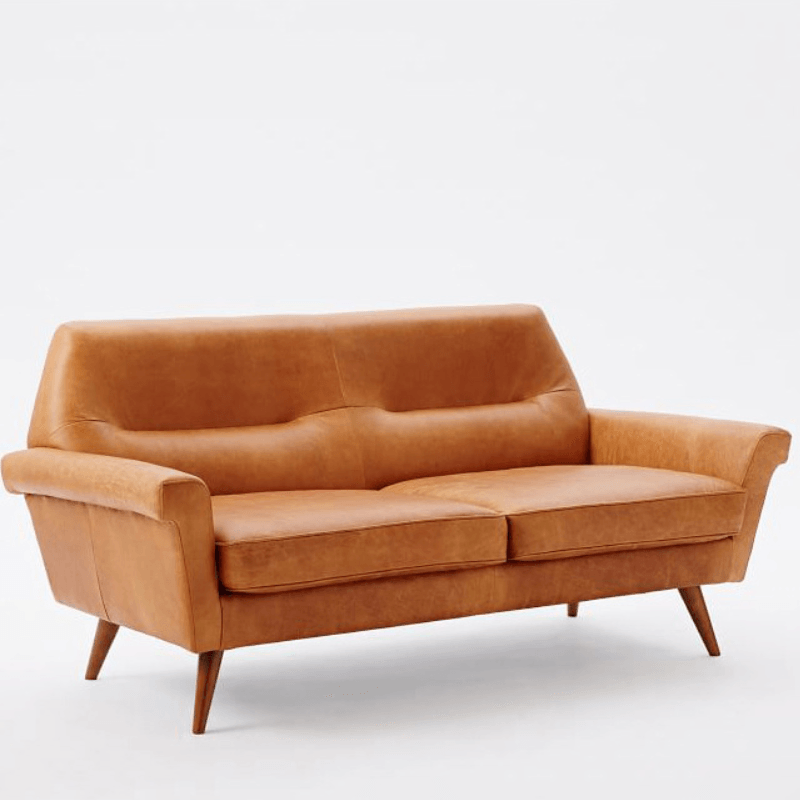 Alrik PU Leather Arm Sofa