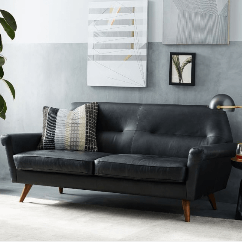 Alrik PU Leather Arm Sofa