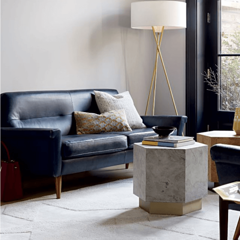 Alrik PU Leather Arm Sofa