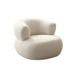 Amber Boucle Swivel Chair