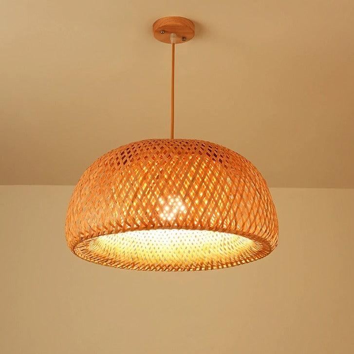 Ambros Oriental Bamboo Pendant Lamp