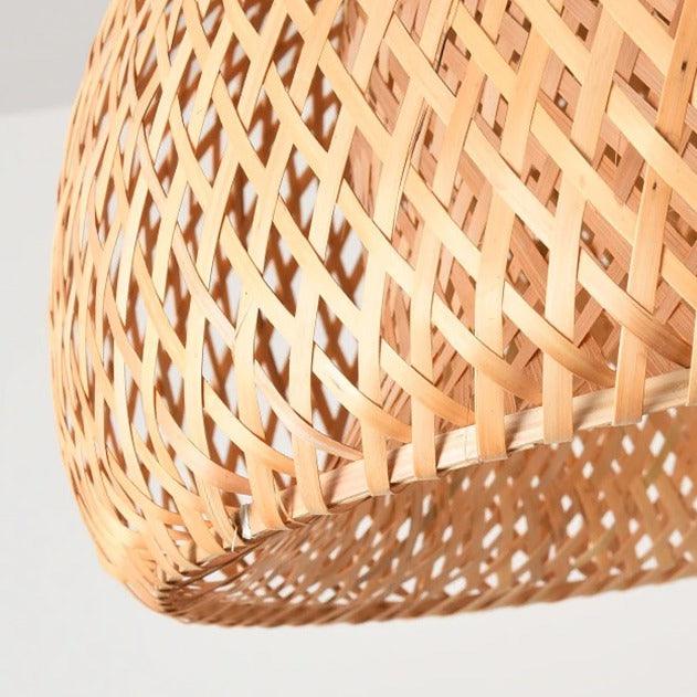 Ambros Oriental Bamboo Pendant Lamp