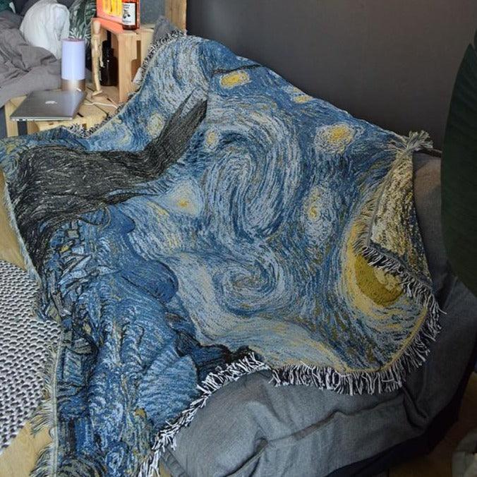 Andrin Night Flatweave Rugs/Tablecloth/Blanket