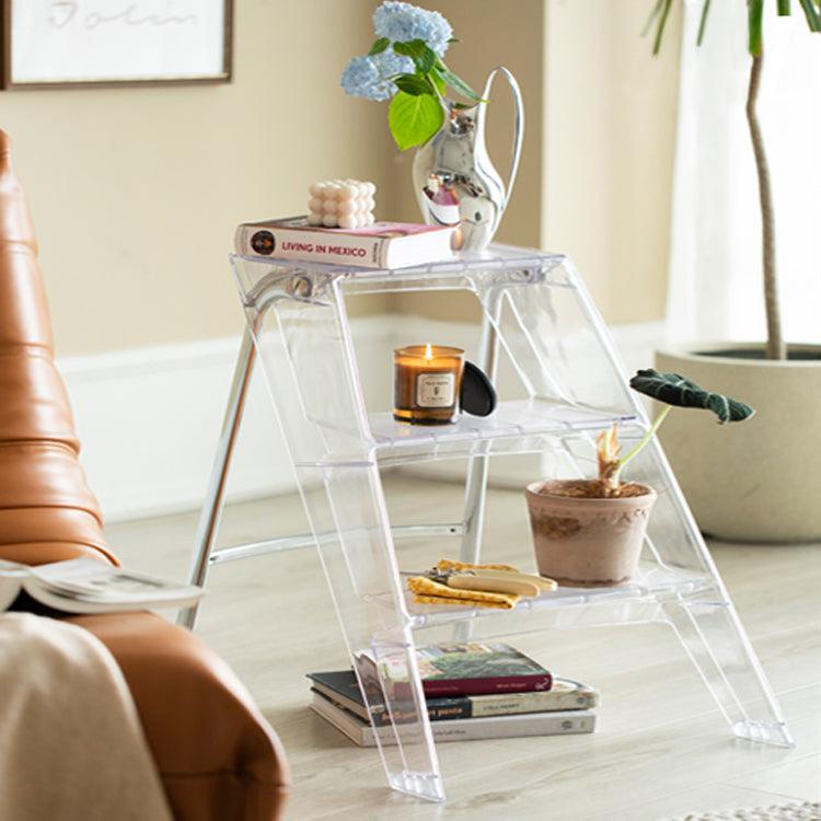 Audrey Acrylic Ladder Side Table