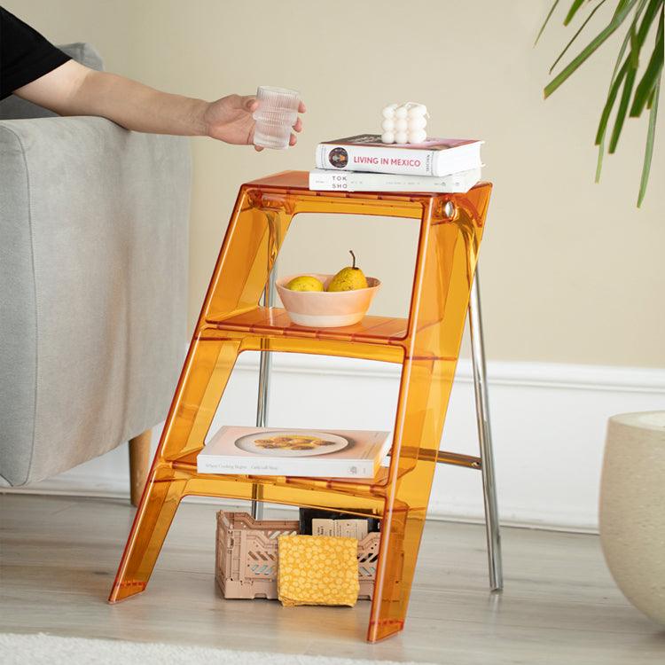 Audrey Acrylic Ladder Side Table
