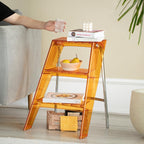 Audrey Acrylic Ladder Side Table