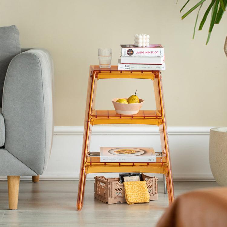 Audrey Acrylic Ladder Side Table