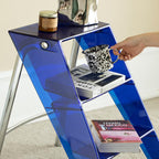Audrey Acrylic Ladder Side Table