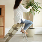 Audrey Acrylic Ladder Side Table
