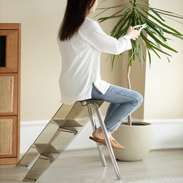 Audrey Acrylic Ladder Side Table