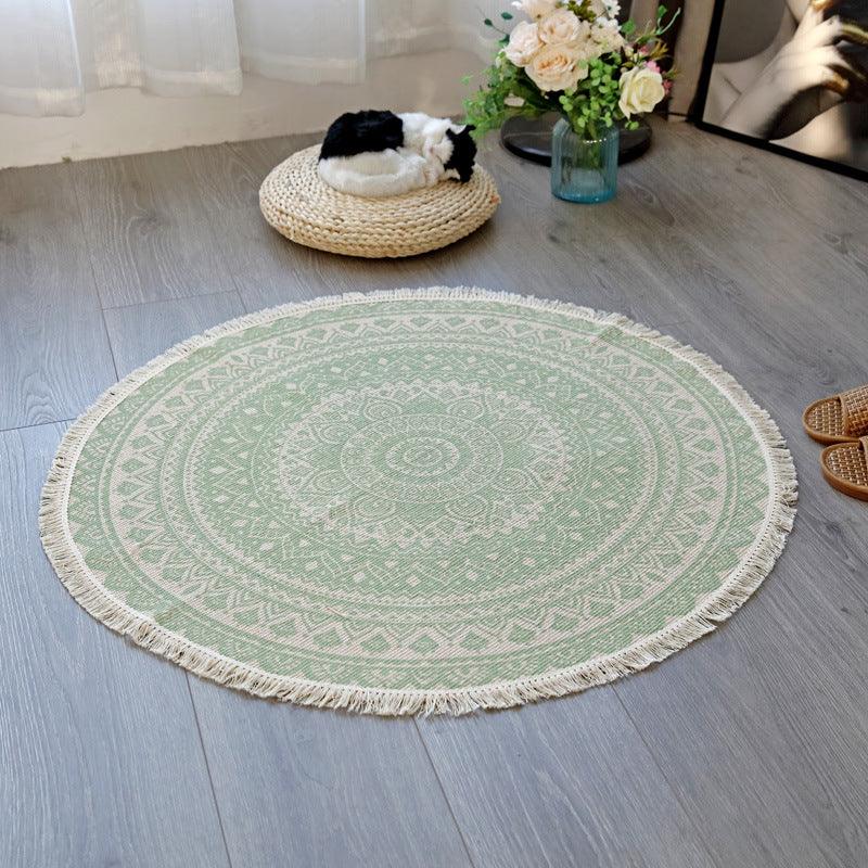 Blooming Lotus Round Rugs