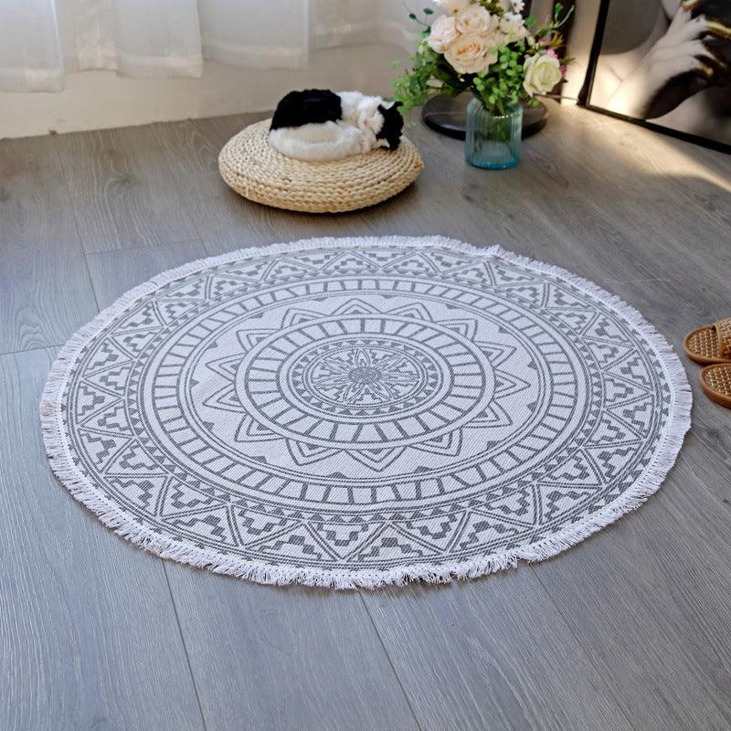 Blooming Lotus Round Rugs