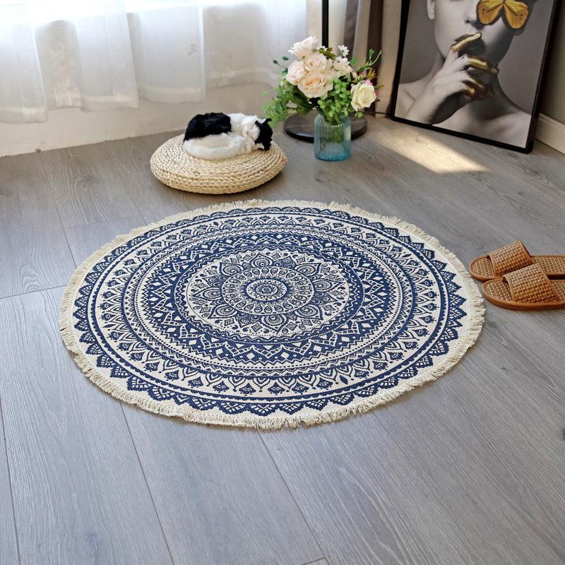 Blooming Lotus Round Rugs
