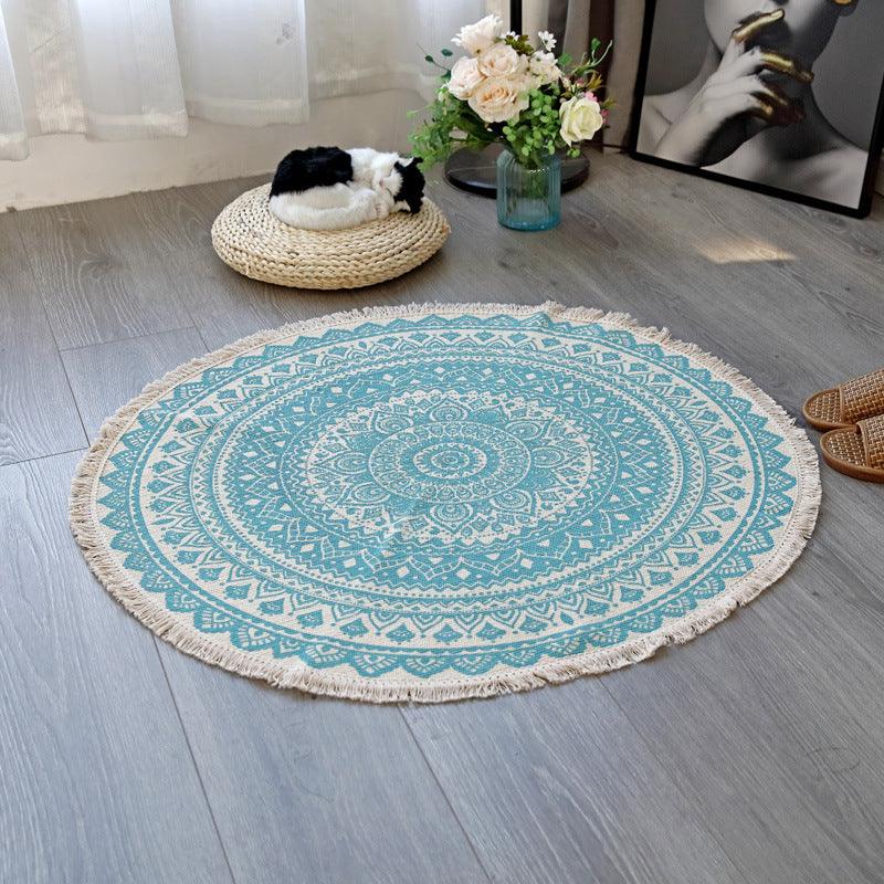 Blooming Lotus Round Rugs