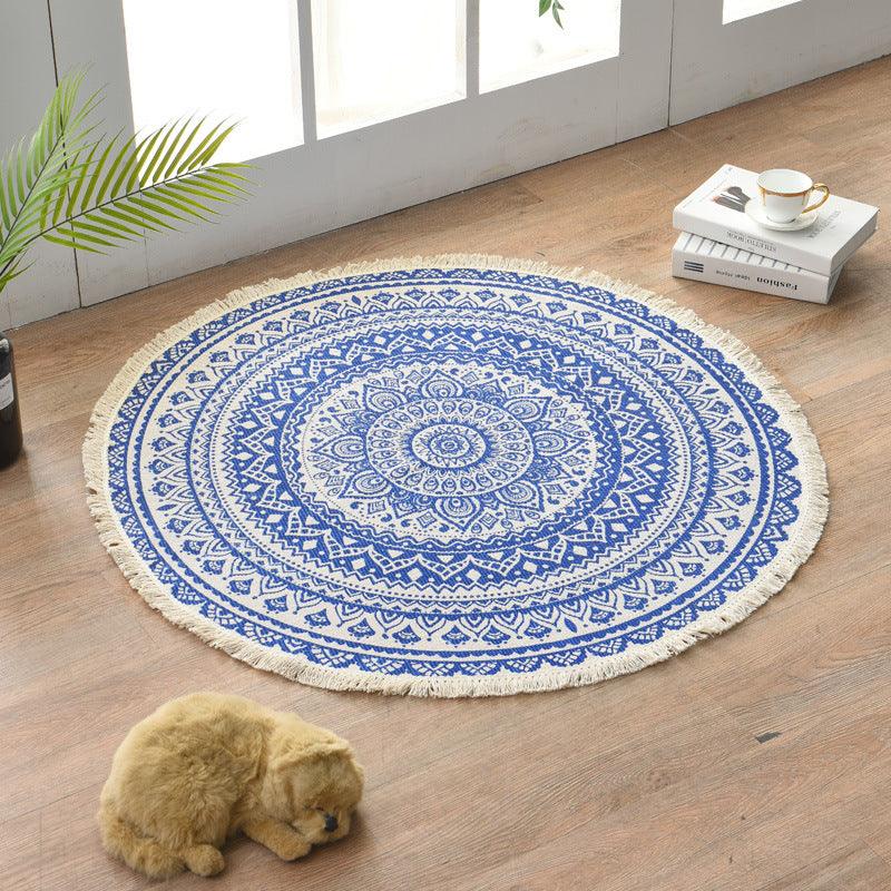 Blooming Lotus Round Rugs