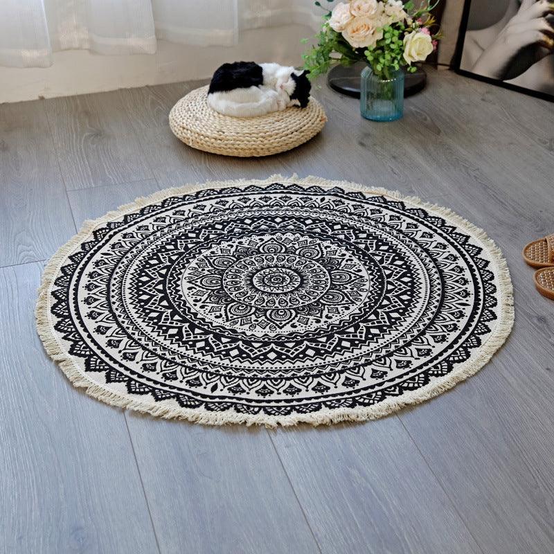 Blooming Lotus Round Rugs