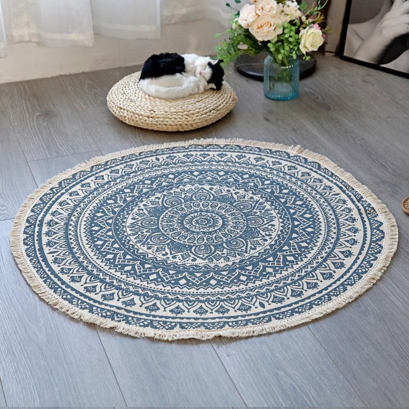 Blooming Lotus Round Rugs