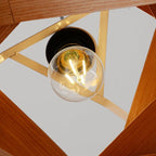 Bonita Pendant with Wood Accents