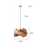 Bonita Pendant with Wood Accents