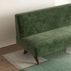 Cosimo Velvet Armless Sofa