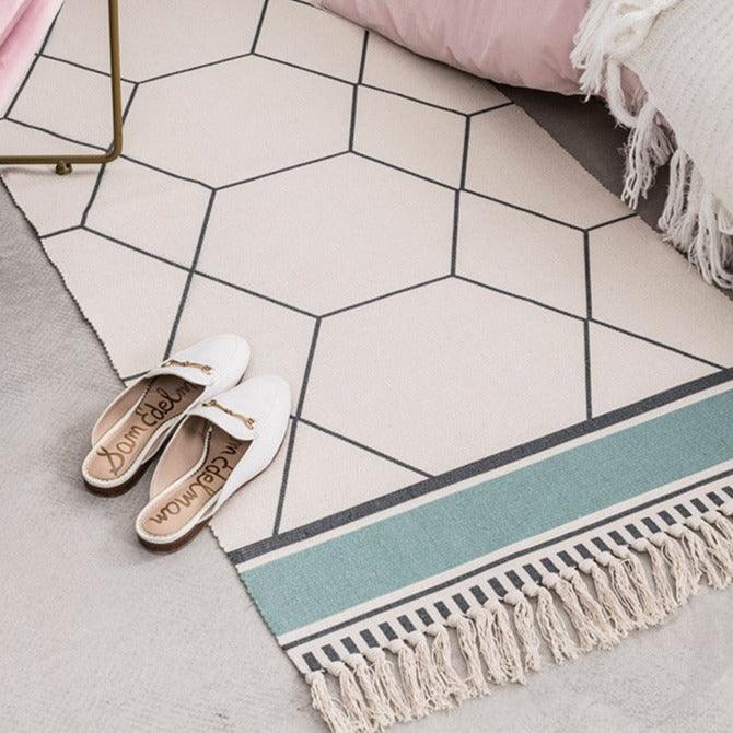 Csenge Cotton Bedroom Rug