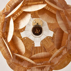 Darina Single Globe Pendant with Scale Accents