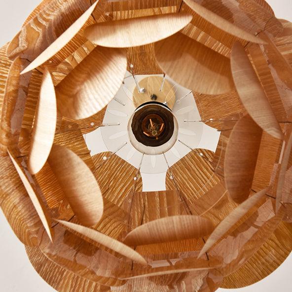 Darina Single Globe Pendant with Scale Accents