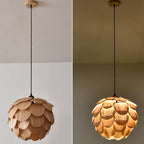 Darina Single Globe Pendant with Scale Accents