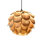 Darina Single Globe Pendant with Scale Accents