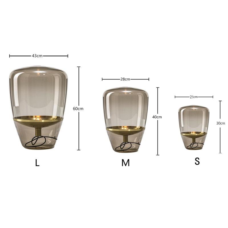 Diana Glass Shade Table Lamp