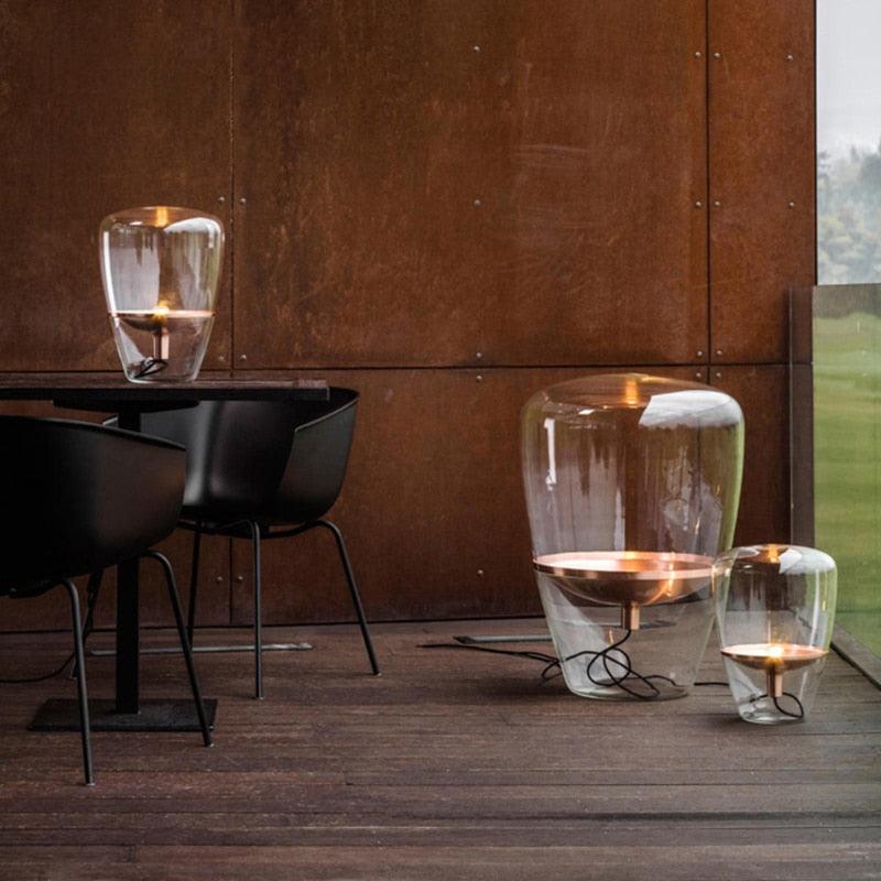 Diana Glass Shade Table Lamp