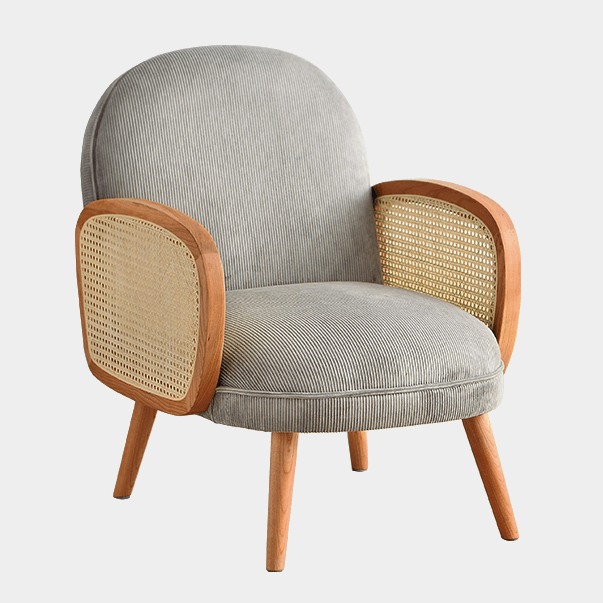 Ela Rattan Arm Lounge Chair