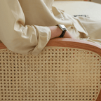 Ela Rattan Arm Lounge Chair