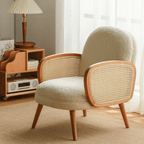 Ela Rattan Arm Lounge Chair