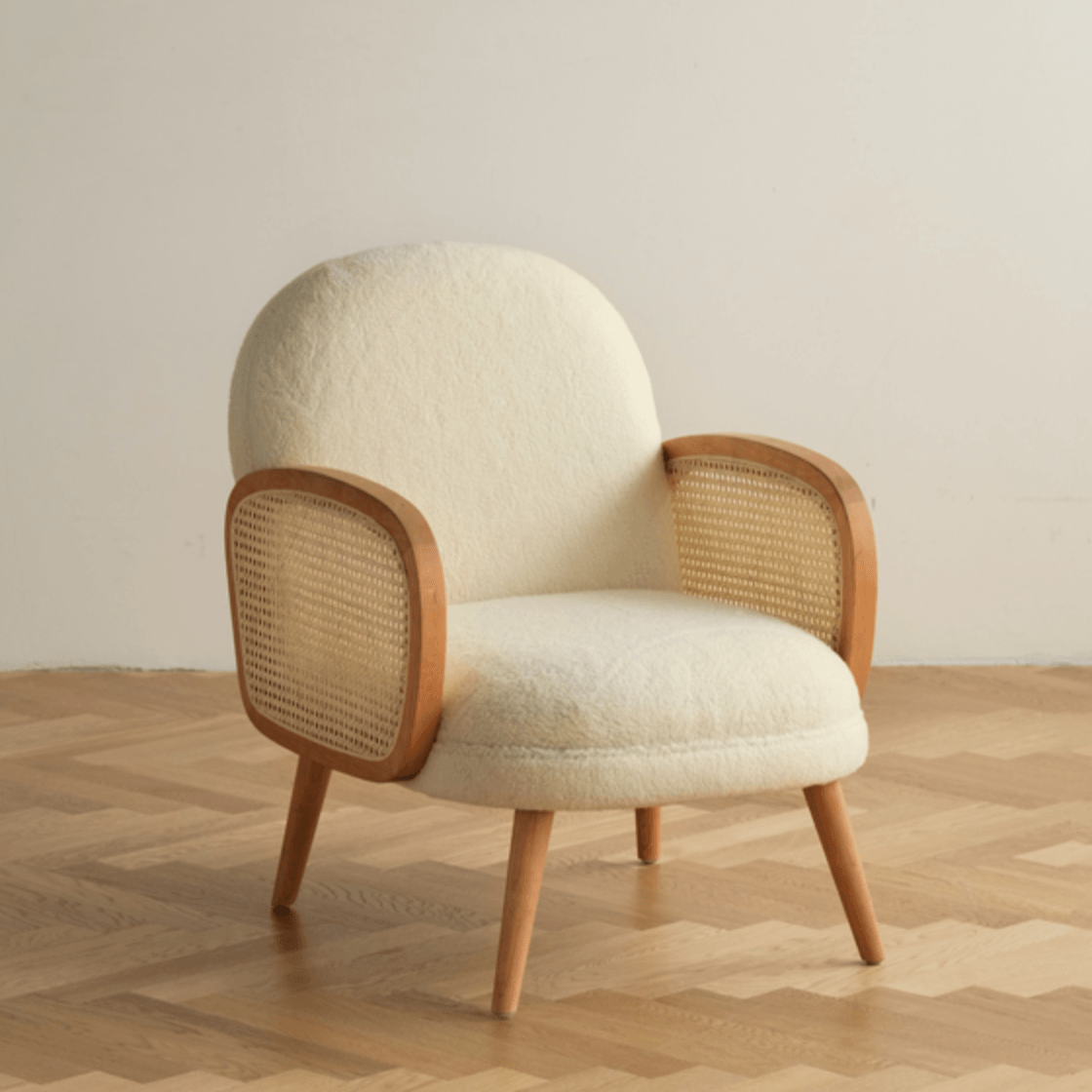 Ela Rattan Arm Lounge Chair
