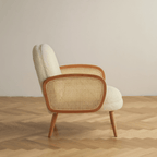 Ela Rattan Arm Lounge Chair