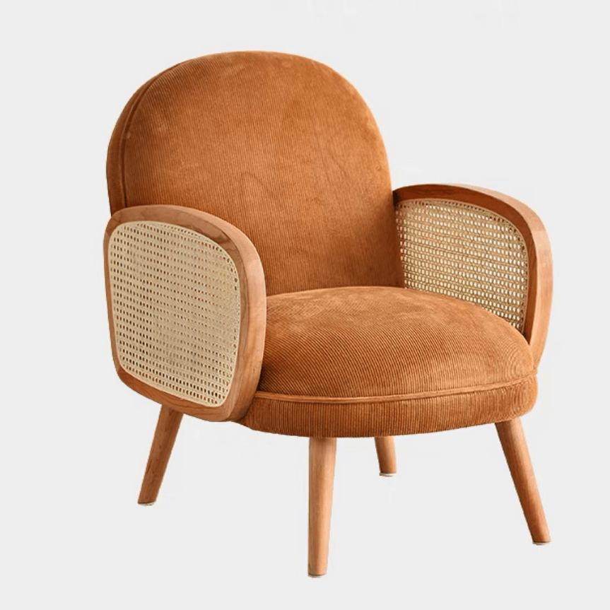 Ela Rattan Arm Lounge Chair