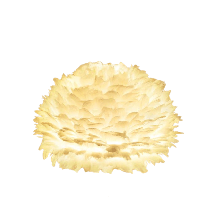 Fendi Unique Geometric Pendant with Feather Accents