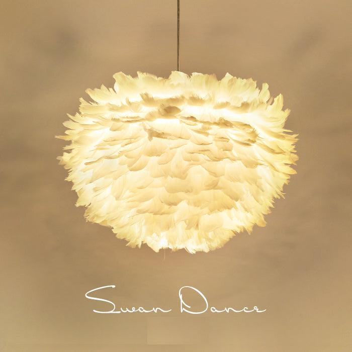 Fendi Unique Geometric Pendant with Feather Accents