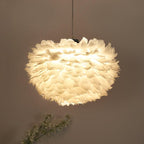 Fendi Unique Geometric Pendant with Feather Accents