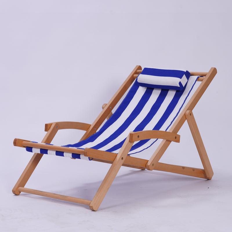 Foldable Solid Beachwood Chair