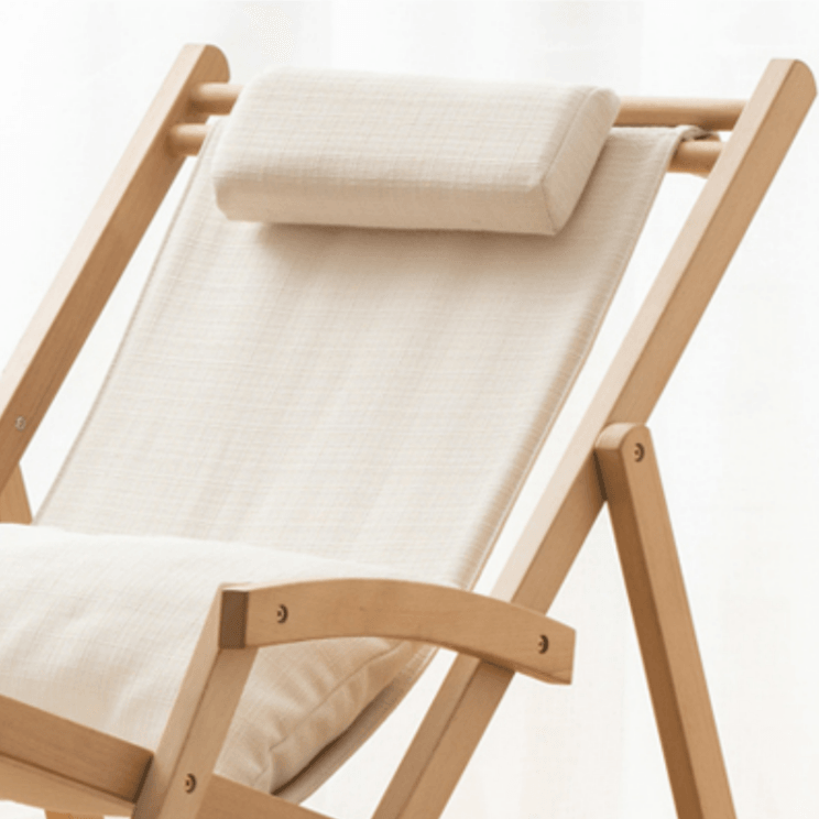 Foldable Solid Beachwood Chair