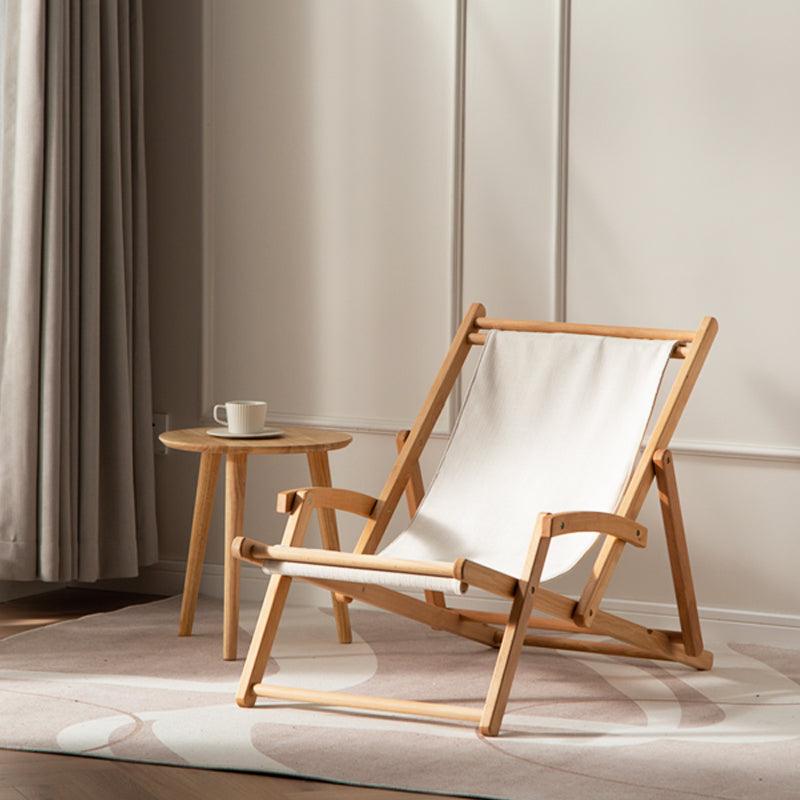 Foldable Solid Beachwood Chair