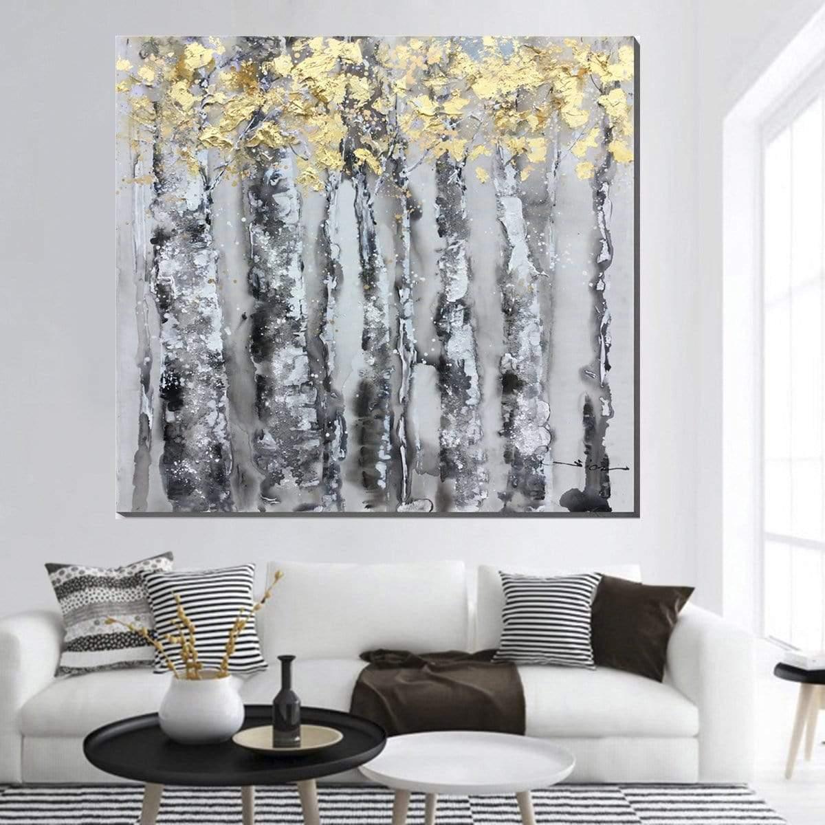 Golden Canopy Oil Painting