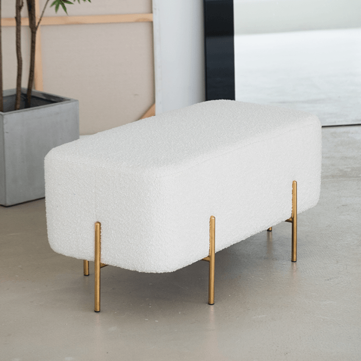 Halina Rectangle Ottoman