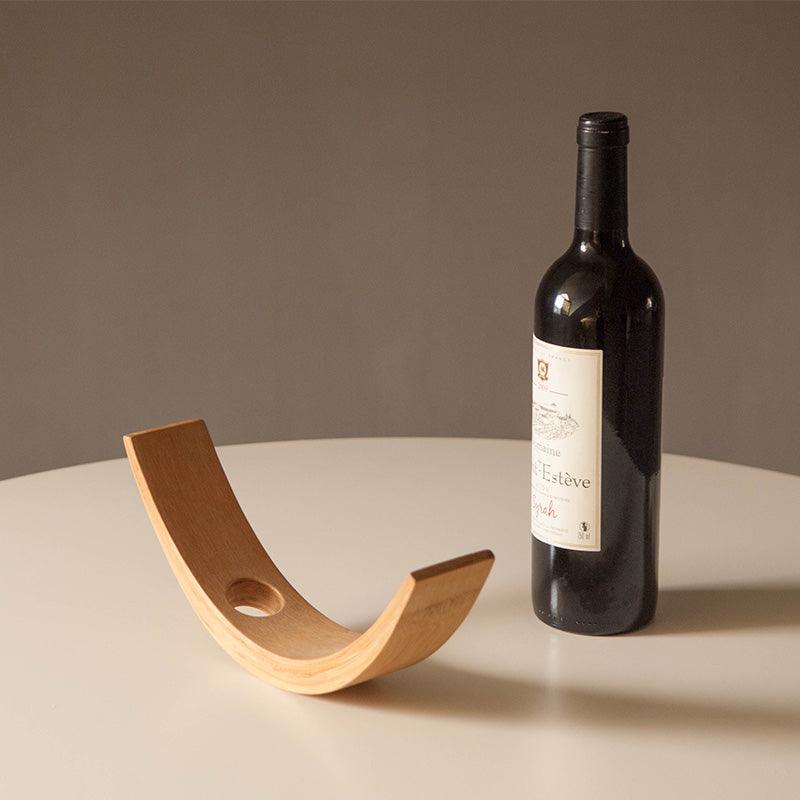 Handmade Tabletop Wine Bottle Rack
