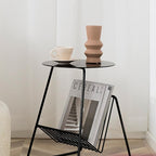Jeton Iron Tray Top End Table